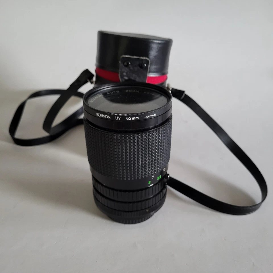 ROKINON 28-85mm f/3.5-4.5 Canon FD Mount Camera Zoom Lens w/ Macro + 62mm UV - Image 1 of 4