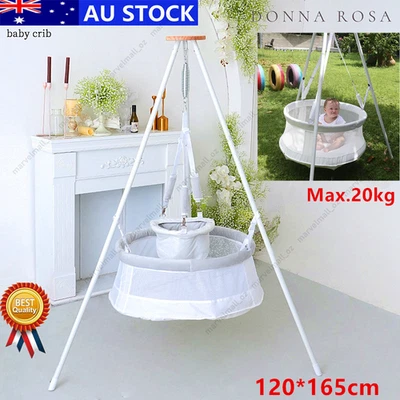 Foldable Baby Hammock Hanging Swing Baby Rocking Bed Breathable Rocking Crib AU - image 1 of 4