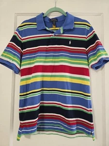 Polo Ralph Lauren Multicolored Striped Boys Youth XL 18-20 - Picture 1 of 5