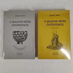 The Prehistory of the Hungarian Peoples 1 & 2 Rare Vtg 1968 Hungarian Archeology - Picture 1 of 12