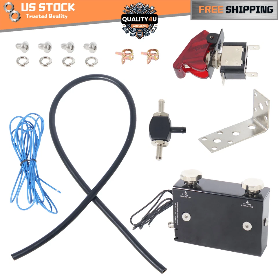 Dual Stage Electronic Turbo Boost Controller Kit Manual PSI Adjustment w/Switch - Изображение 1 из 4