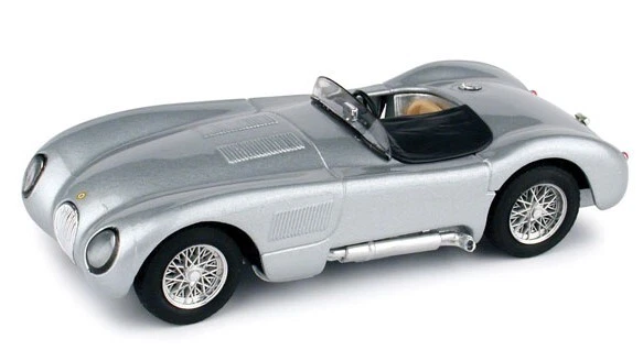 MODELLINO AUTO STATICO JAGUAR C TYPE STRADALE 1953 SILVER MODELLISMO SCALA 1:43 - Immagine 1 di 1