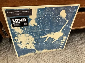 IRON & WINE - LIGHT VERSE - LOSER EDITION TRANSPARENT YELLOW VINYL LP (NEW) - Picture 1 of 3