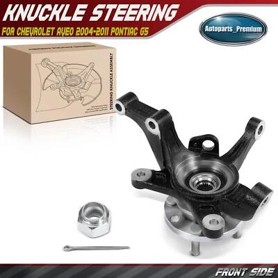Front RH Steering Knuckle Assembly for Chevrolet Aveo 2004-2011 Aveo5 Pontiac G3 - Image 1 of 4