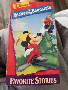 Disneys Learning Adventures - Mickey The Beanstalk (VHS W/ Free Storybook - Picture 1 of 2