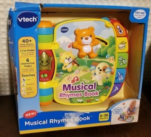 VTech 80166700 Musical Rhymes Educational Book for Babies Learning Toy! - Picture 1 of 5