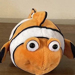 Ganz Webkins Clown Fish Plush Stuffed Beanbag Animal HM219 NO CODE Nemo Soft - Picture 1 of 4