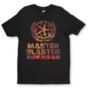 MASTER BLASTER LOGO T SHIRT MOTOMAG BMX SHADOW SUBROSA VANS OBEY BLACK MARS NEW - Picture 1 of 6