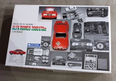 GUNZE SANGYO 1/24 #G516 Alfa Romeo 2000 GTAm High Tech Kit - NEW! /no Tamiya  - Immagine 1 di 4