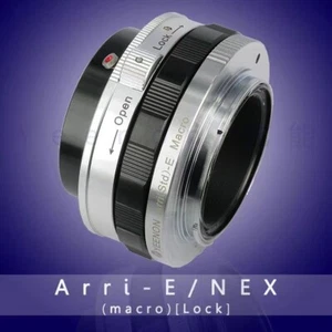 YEENON ARRI-E Macro Adapter - Arri Arriflex Standard Lens to Sony E Mount Camera - Picture 1 of 8