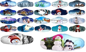Neu Großhandel Weihnachten schönes Design 100 Gesichtsmasken Weihnachtsmann, Schneemann, Rentier - Bild 1 von 12