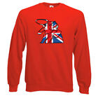 British Union Jack, Sherlock Holmes Sweatshirt choice of size/cols mens/womens
