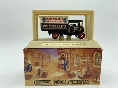 Matchbox "Great Beers of the World" 1922 Foden Steam Wagon YGB11 - Whitbread NOS - Imagem 1 de 4