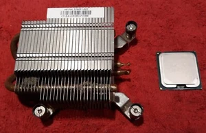 M13) 2 pc. Lot of Parts Only for: HP #536885-001 Mother Board. CPU Heat Sink & - Picture 1 of 5