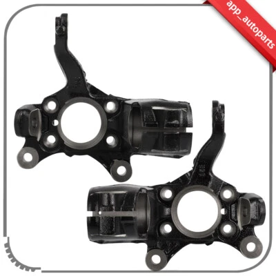 2 Pcs Front Steering Knuckle For Volkswagen Passat Beetle 2012-2018 Jetta 11-17 - Image 1 of 4