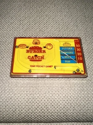 Vintage Tomy 1978 Handheld Game Burger Catch - Image 1 of 4