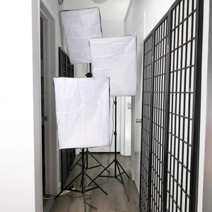 Mount Dog Softbox Lighting Kit 3 x (19" x 26.5") Photography Stand System Bundle - Picture 1 of 24