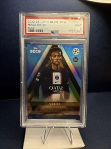 2022/2023 Topps Deco UCL Liverpool Hugo Ekitike Rookie RC BLUE /49 PSA 9 POP 2 - Bild 1 von 1