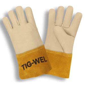 Guantes de cuero de vaca Cordova 8130XL Tig/Wel grano premium, talla XLarge (12 pares) - Imagen 1 de 1