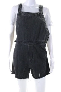 rag & bone JEAN Womens Cross Back Romper Grey Size 2 14115672 - Picture 1 of 4