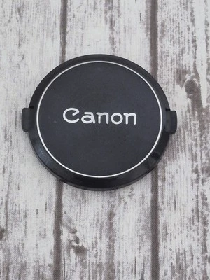 Canon FD C-55 55mm Front Lens Cap Silver Ring Genuine Product Vintage 70's  - Image 1 of 2
