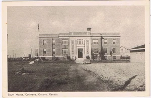 Postkarte Court House Cochrane Ontario - Bild 1 von 2