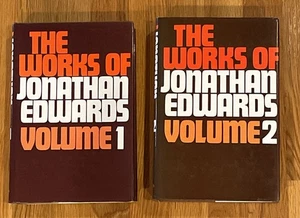 The Works Of Jonathan Edwards 2 Volume Complete Set HCDJ 1992 Banner Of Truth - Imagen 1 de 16