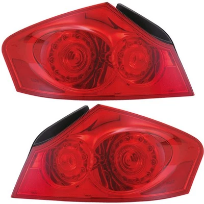 For 07-13 G25 G35 G37 Sedan Taillight Taillamp Brake Light Lamp w/Bulb SET PAIR - Изображение 1 из 4