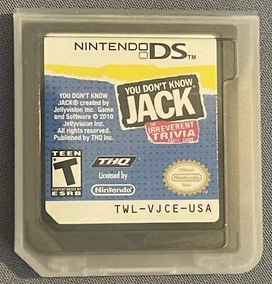 Nintendo DS - You Don't Know Jack (100% Tested & Working!) FREE SHIPPING! - Image 1 of 4