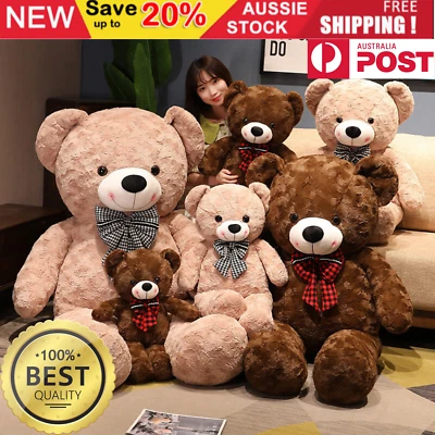 Kids Giant Teddy Bear Huge Stuffed Plush Animal Toy Cuddly Soft Big Large Gift - image 1 of 4