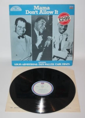 Mama Don't Allow It - Louis Armstrong etc. - 1984 Jazz Compilation Vinyl LP - EX - Image 1 of 4