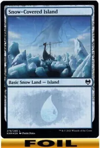 1x - Snow-Covered Island (#278) - FOIL - Kaldheim - NM MTG - Bild 1 von 1