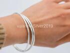 Set of 3 bangles, 925 Sterling Silver bangles Stacking bangles For Women NM11