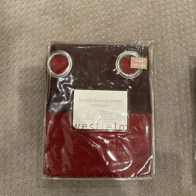 West Elm Drapes Linen Blend 48"x84" Grommet Drape - Image 1 of 4