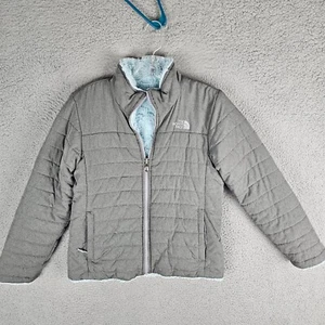 The North Face Puffer Sherpa Lined Reversible Jacket Winter Size Large - Picture 1 of 10