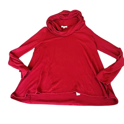 Suéter Michael Stars Cuello Capucha Para Mujer Talla Pequeña Rojo Manga Larga Túnica Usado en Excelente Condición Foto 1 de 4