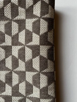 Kravet  Clarke & Clarke Galileo Mocha   24"x24" Fabric Remnant - Image 1 of 4