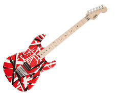 EVH Striped Series Electric Guitar - Red w/Black Stripes