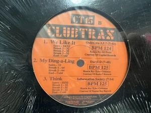 CLUBTRAX 15 LP SEDUCTION MC HAMMER INFORMATION SOCIETY DARYL D OAKTOWN 357 - Picture 1 of 2