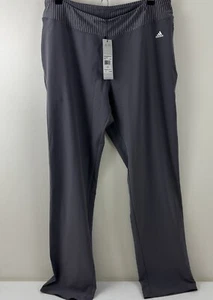 Women’s Adidas Golf Rangewear Pants Gray Size Large Pull On Zipper Pockets - Picture 1 of 18