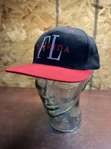 Florida FL Tourist Destination Hat Snapback Black Red Spell Out Baseball Hat Cap - Picture 1 of 9
