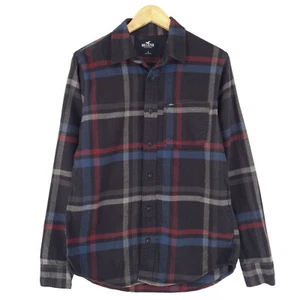 Vintage Hollister Hombre Camisa Cuadros Franela Algodón de Leñador Lx4 TALLA S - Imagen 1 de 7