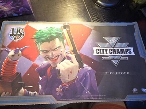 Upper Deck Marvel VS System Joker City Champs Playmat. Used.  Very Rare - Picture 1 of 4