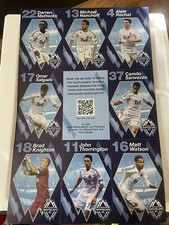 2012 Chevron Vancouver Whitecaps FC Sheets Jun Marques Davidson Daigo Kobayashi