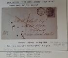 1864 Great Britain Cover ties 6d QV stamp London SE cds to Sydney SHIP LETTER