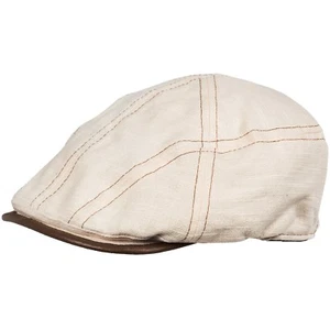 GORRA GUIRNALDA HOMBRE STETSON LINO NATURAL MEDIANA NUEVA CON ETIQUETAS LISTA $55 - Imagen 1 de 9