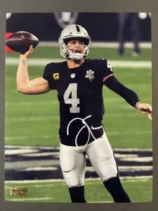 DEREK CARR AUTO SIGNED LAS VEGAS/OAKLAND RAIDERS signed 8x10" photo - Picture 1 of 2