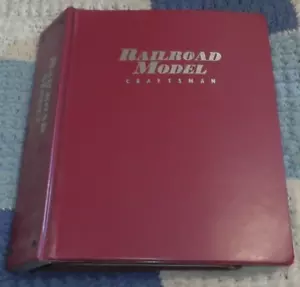 Railroad Model Craftsman 1977 Magazines Lot of 12 Bound In Official Binder RMC - Picture 1 of 16
