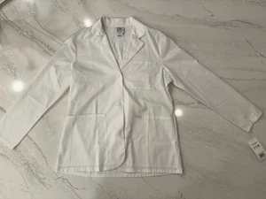 Cherokee Project White Lab Coat Uniforms, Woman’s Size MED with Pockets - Picture 1 of 4