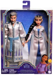 Disney Mattel Wish King Magnifico & Queen Amaya 2 Puppen Set Modepuppen Neu - Bild 1 von 2
